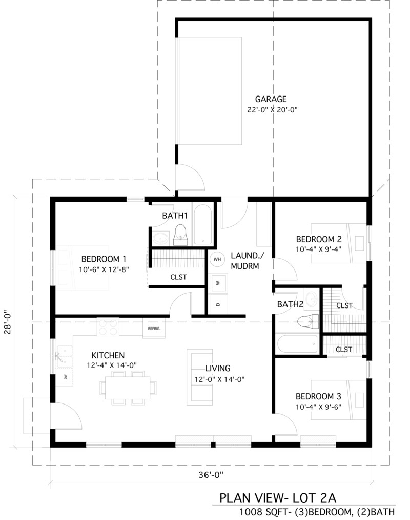 An image showing Home 2A floor plan